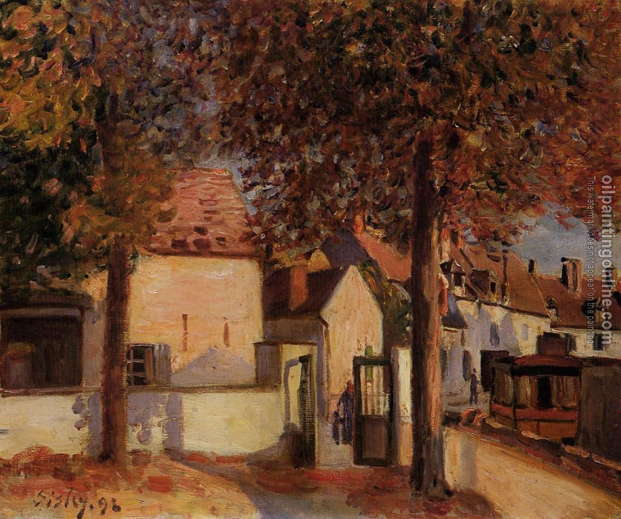 Sisley, Alfred - Rue de la Tannerie, Moret